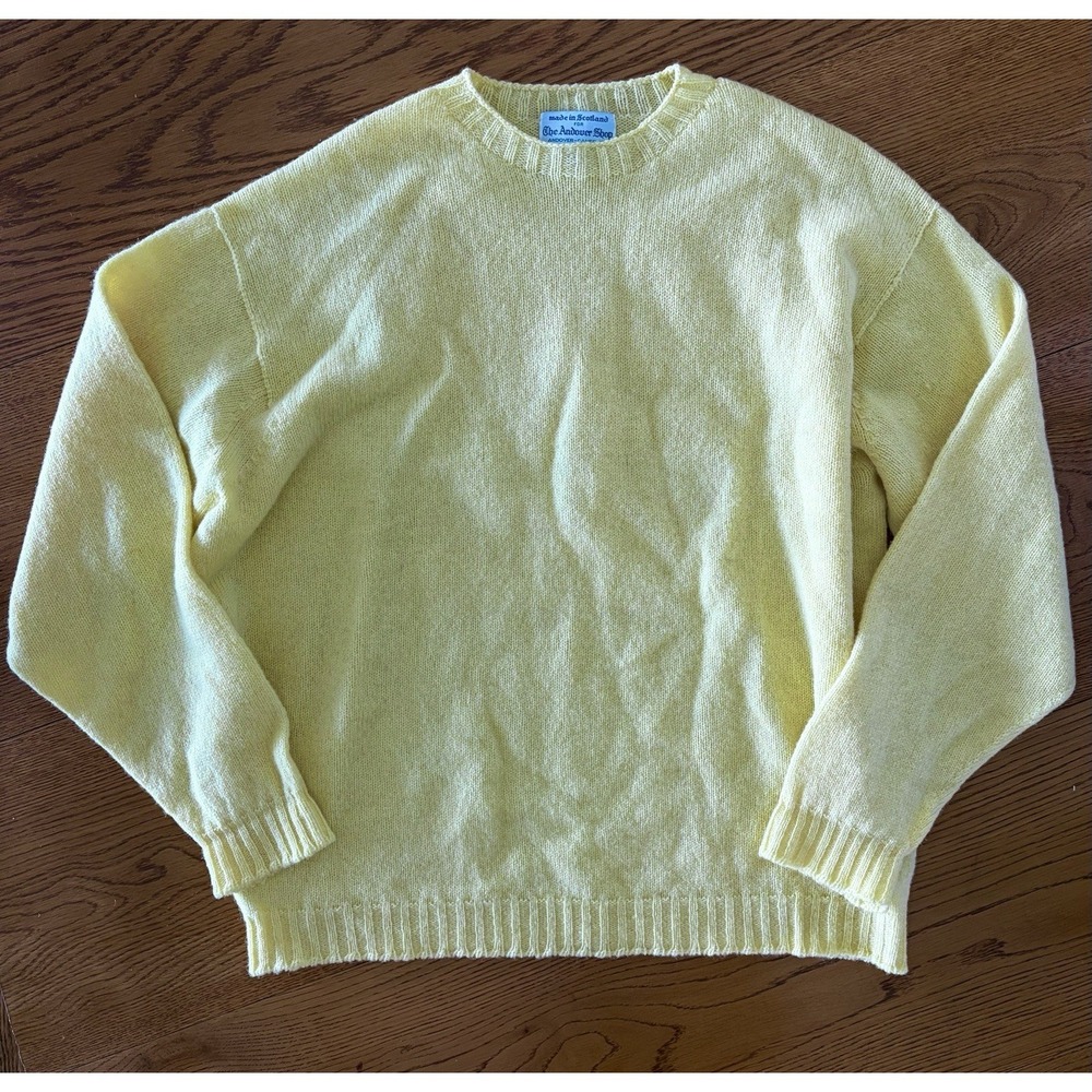The Andover Shop 100% Shetland Wool Made In Scotland Pullover Sweater